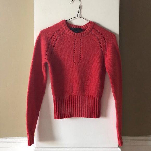 Red Marc Jacobs lambs wool Sweater - Picture 3 of 10